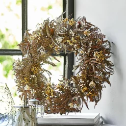 Couronne de fleurs séchées Evique