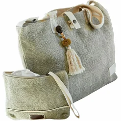 Ensemble cabas et pochette Cravanche