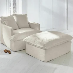 Fauteuil avec repose-pieds Avignon
