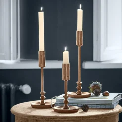 Lot de 3 bougeoirs Rivandre
