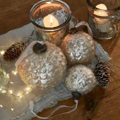 Lot de 6 boules de Noël Domara