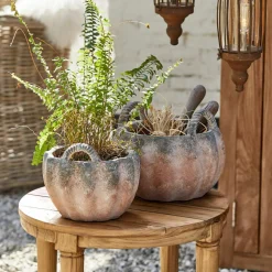 Lot de 2 cache-pots Coudrelle