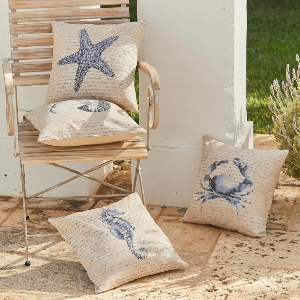 Lot de 4 housses de coussins Sealand
