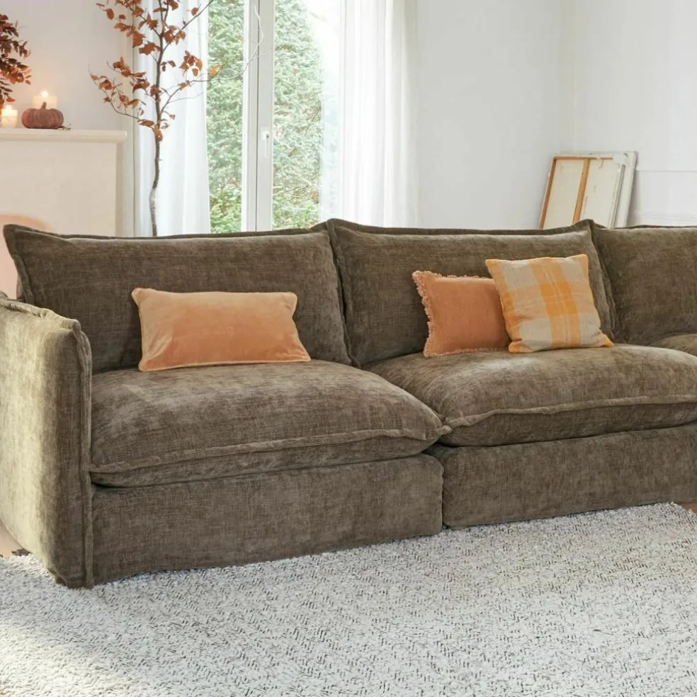 Lot de 3 housses de coussins Léonille