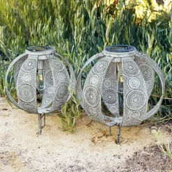 Lot de 2 lanternes solaires Carouge