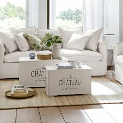 Lot de 2 malles Château