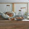 Lot de 3 paniers en grillage Baker