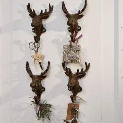 Lot de 4 patères Deer