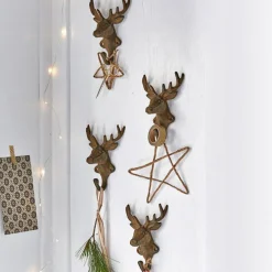 Lot de 4 patères Deer