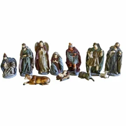 Lot de 11 personnages de crèche Luniva