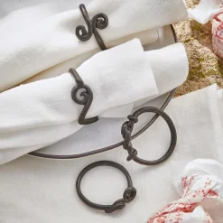 Lot de 4 ronds de serviettes Astor