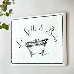 Plaque décorative La salle de bain