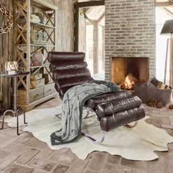 Tapis en peau de vache Edward